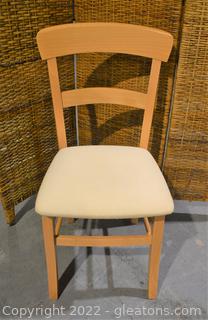 Retro Style Kitchen Chair Cloth Seat